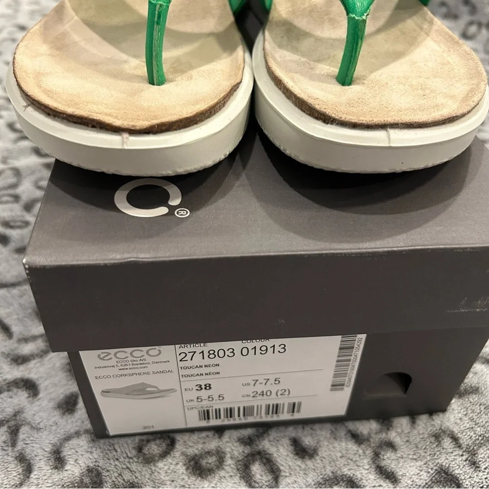 NIB ECCO Corksphere Sandals